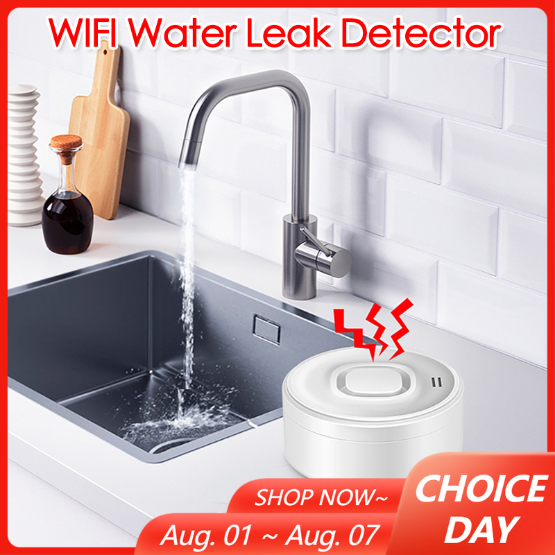 Smart WIFI Water Leak Detector - đánh giá và giá Wifi Water Leak Detector