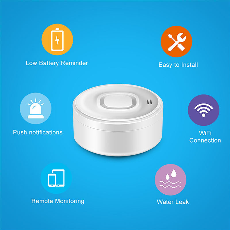 Smart WIFI Water Leak Detector - đánh giá và giá Wifi Water Leak Detector