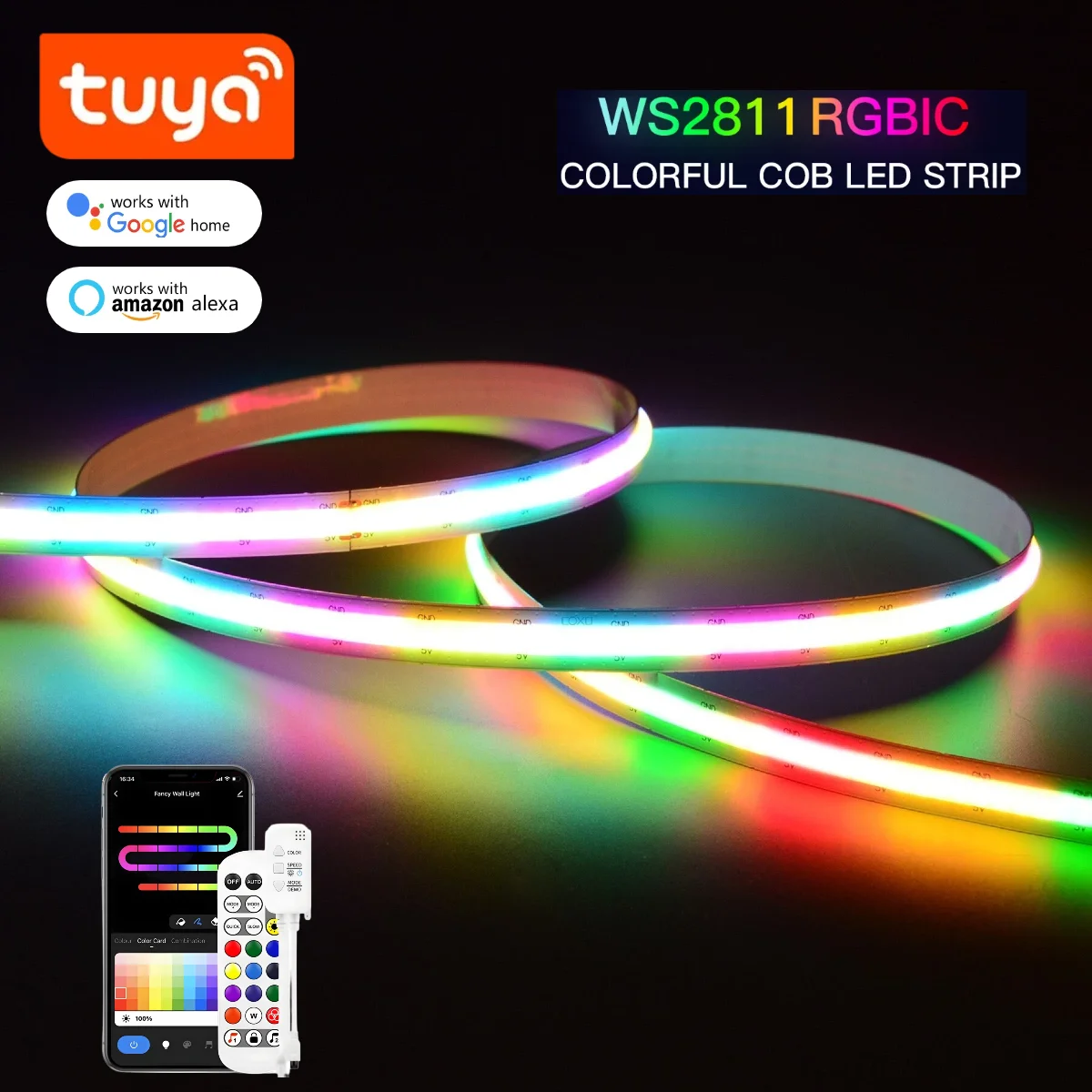 Smart TUYA WS2811 RGB IC Dream - đánh giá và giá Smart Home Llm