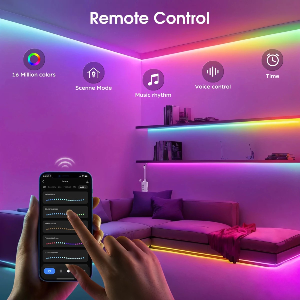 Smart TUYA WS2811 RGB IC Dream - đánh giá và giá Smart Home Llm