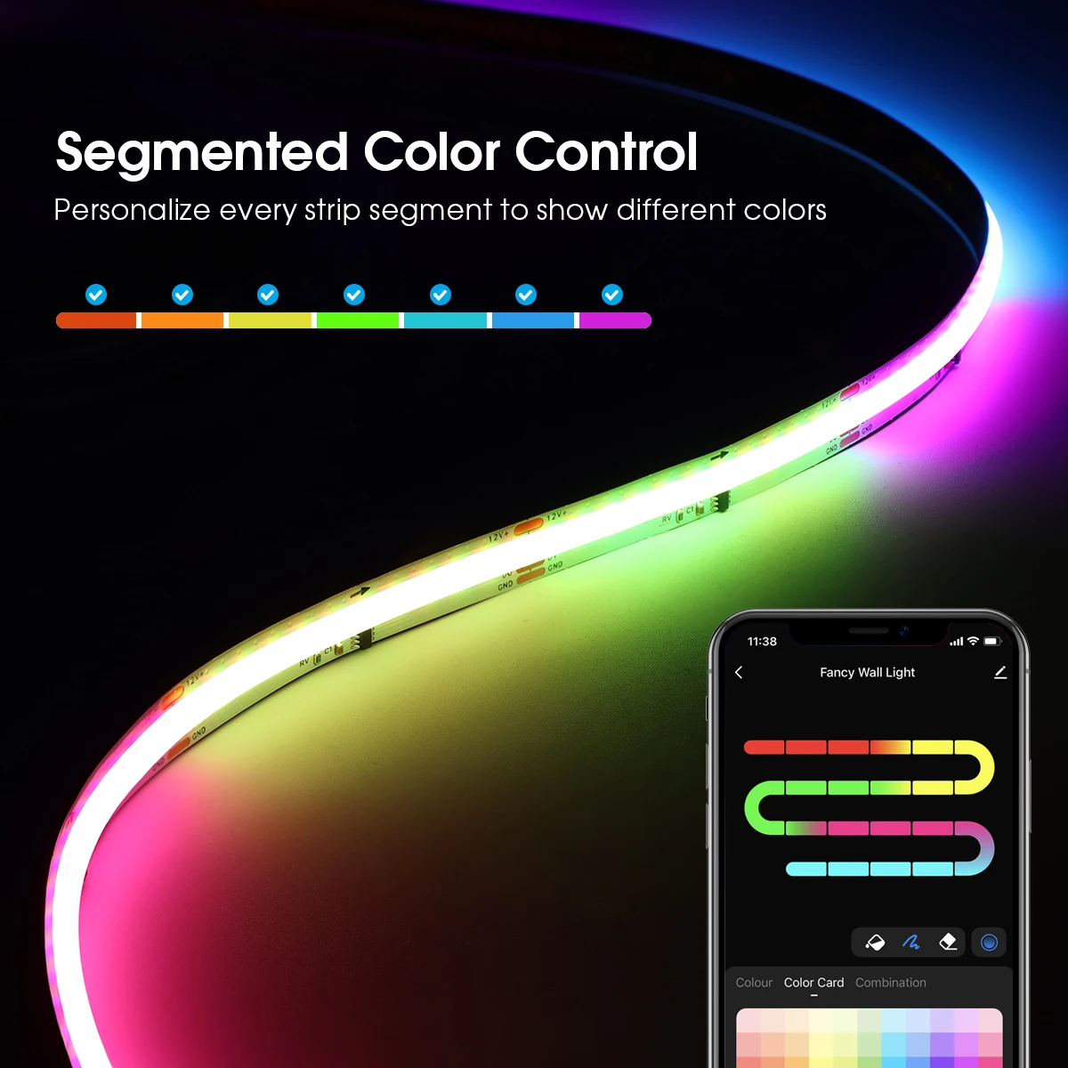 Smart TUYA WS2811 RGB IC Dream - đánh giá và giá Smart Home Llm