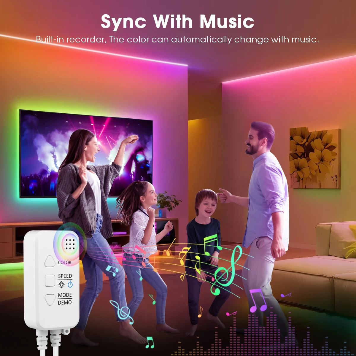 Smart TUYA WS2811 RGB IC Dream - đánh giá và giá Smart Home Llm