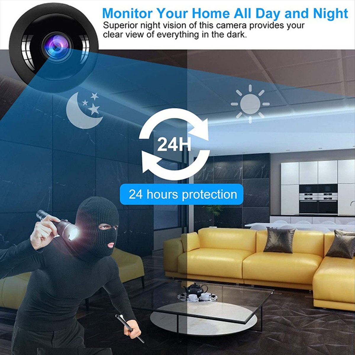 Stable- Fisheye HD Night Visio - đánh giá và giá Smart Home Kamera