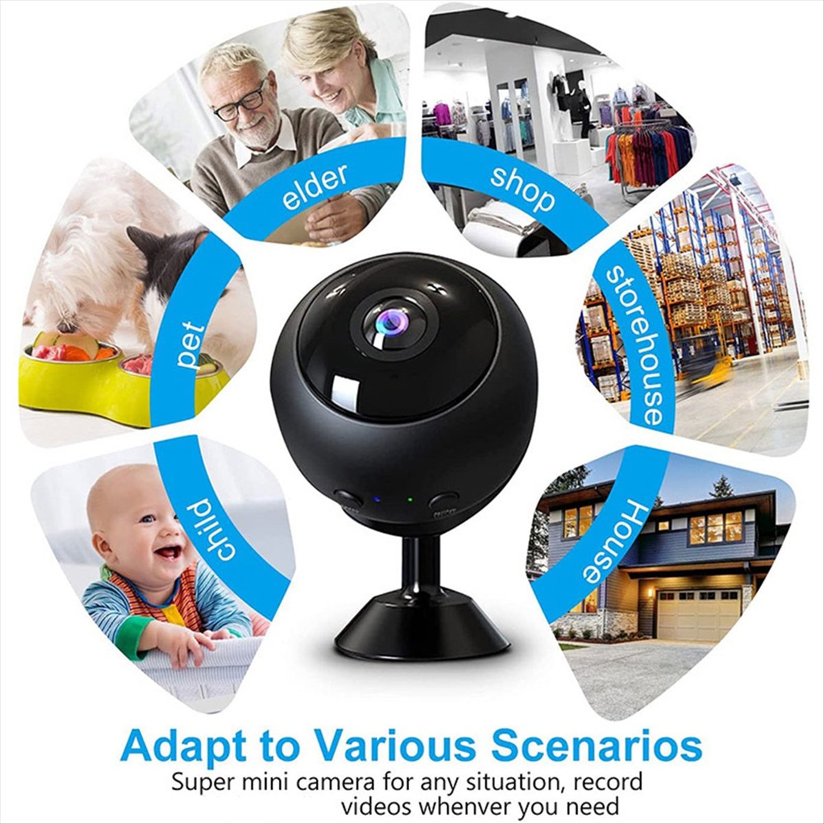 Stable- Fisheye HD Night Visio - đánh giá và giá Smart Home Kamera