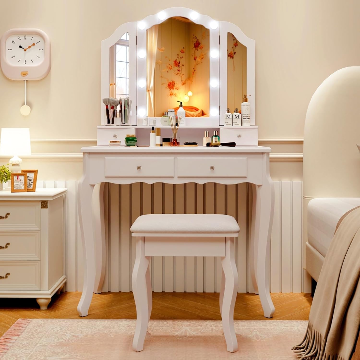 Vanity Desk with Lights - Make - đánh giá và giá Smart Home Retrofit