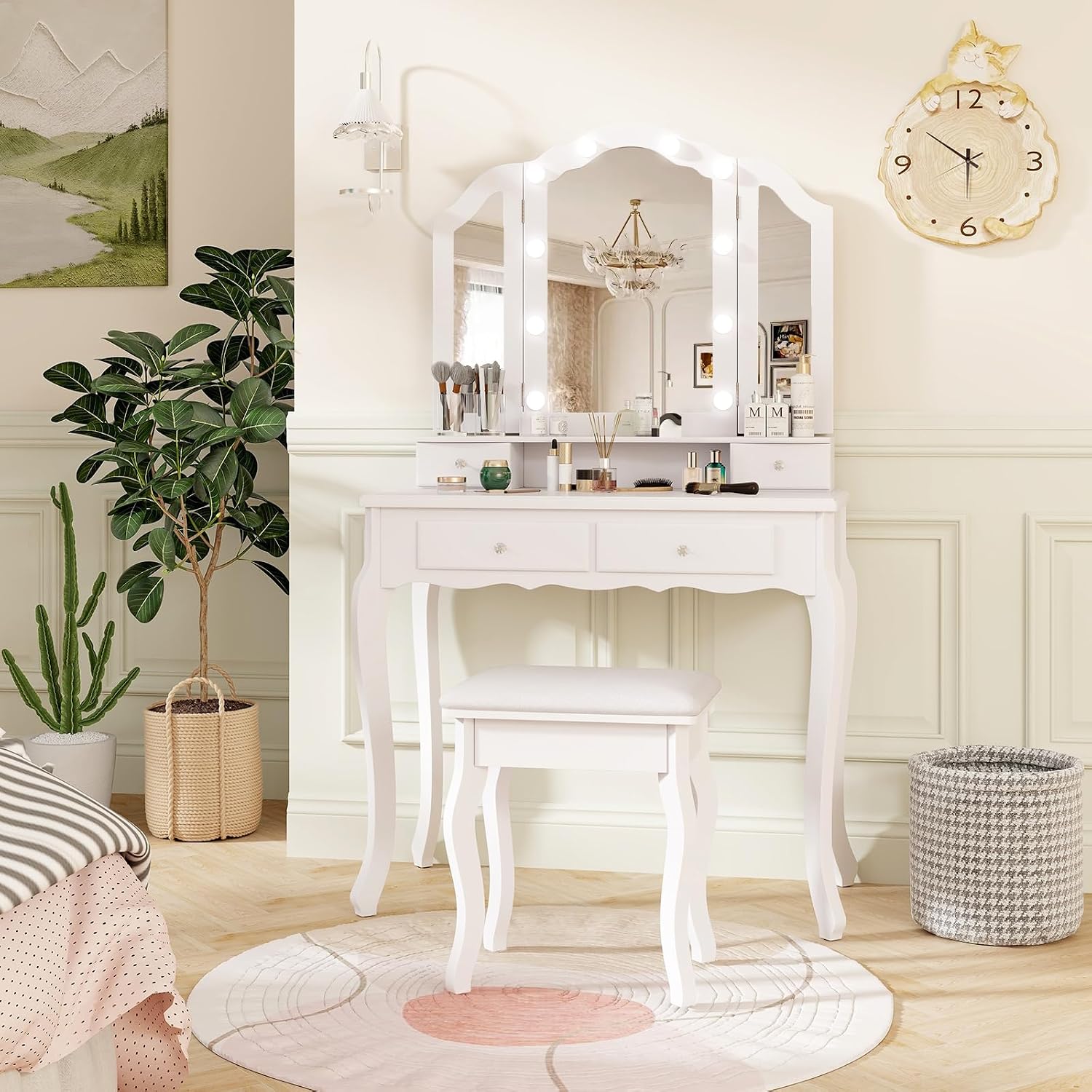 Vanity Desk with Lights - Make - đánh giá và giá Smart Home Retrofit
