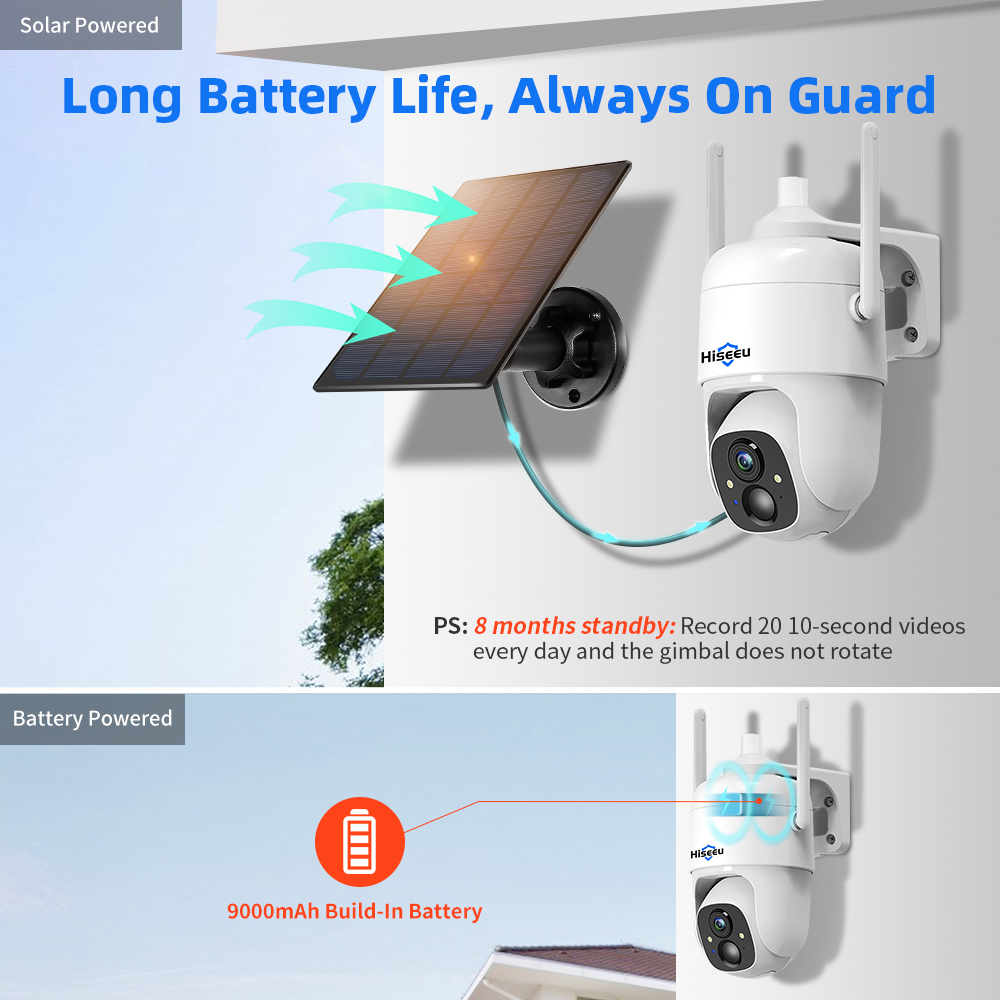Hiseeu 3MP Cloud AI WiFi Video - đánh giá và giá Smart Home Outdoor Camera