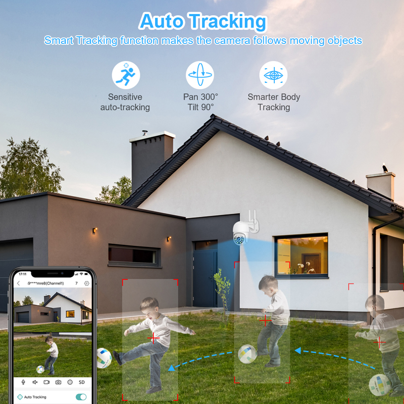 Smar 3MP Wireless CCTV Securit - đánh giá và giá Smart Home Outdoor Camera