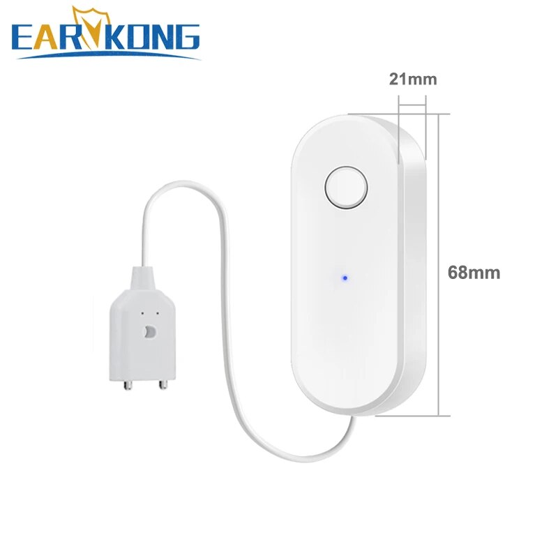 Tuya WiFi Smart Water Leak Sen - đánh giá và giá Wifi Water Leak Detector