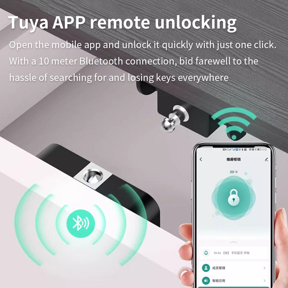Tuya Hidden Cabinet Lock RFID  - đánh giá và giá Smart Home Lock