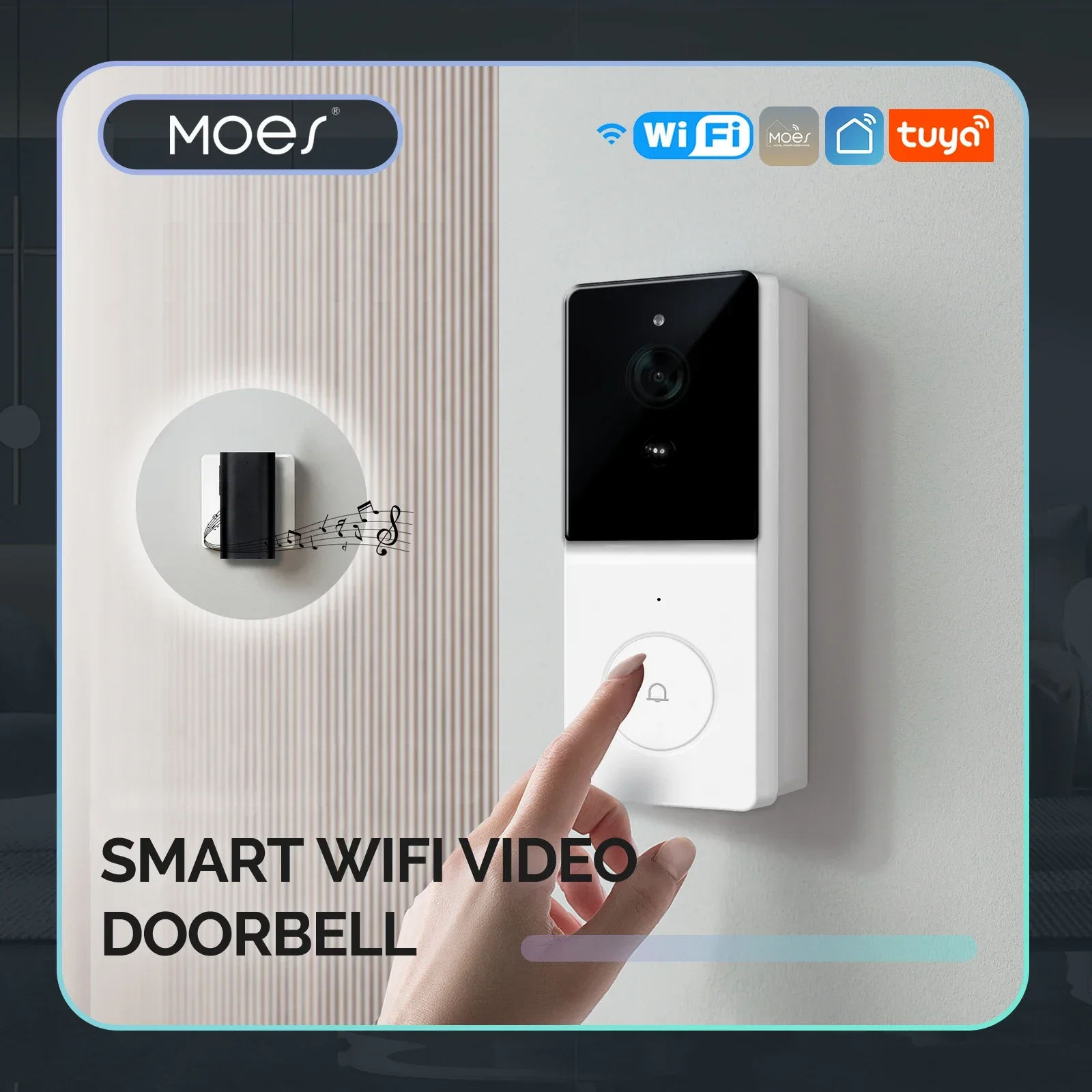MOES Tuya Smart WiFi Video Doo - đánh giá và giá Smart Home Cctv